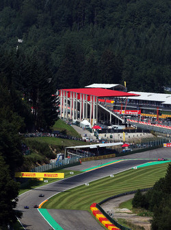 Lewis Hamilton, Mercedes AMG F1 W06 devant Jenson Button, McLaren MP4-30 et Marcus Ericsson, Sauber C34