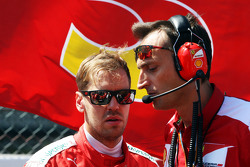 Sebastian Vettel, Ferrari op de grid