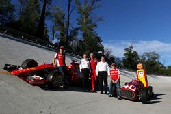 Kimi Raikkonen, Ferrari with Sebastian Vettel, Ferrari 