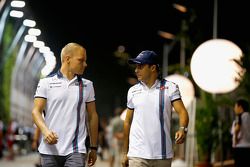 Valtteri Bottas y Felipe Massa, Williams