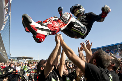 Le Champion du Monde Superbike 2015 Jonathan Rea, Kawasaki