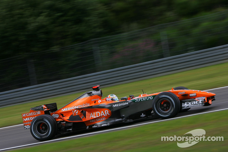 #20: Adrian Sutil, Spyker F1 Team, F8-VII