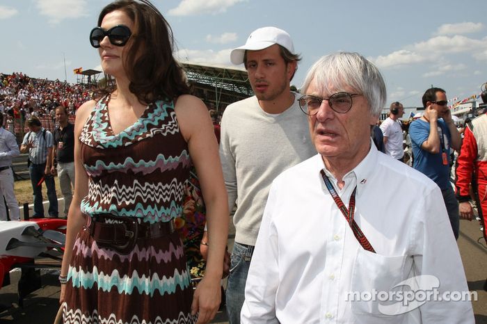 Bernie Ecclestone e sua ex-mulher, Slavica