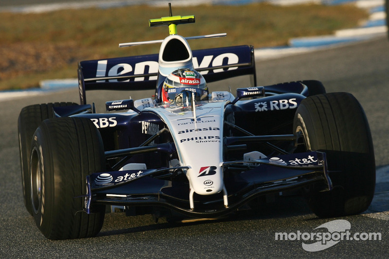 Dezember 2007: Erster Formel-1-Test