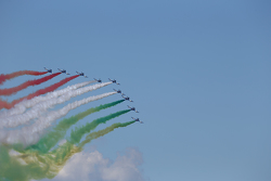 Flugshow der italienischen Luftwaffe