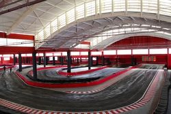 Detalhe do kartódromo do Speedland