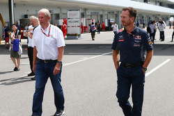 Dr Helmut Marko et Christian Horner, Red Bull