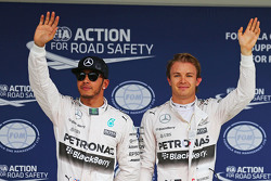 Polesitter: Nico Rosberg, Mercedes AMG F1 Team, second place Lewis Hamilton, Mercedes AMG F1 Team