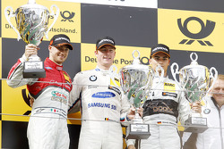 Подиум: Максим Мартен, BMW Team RMG, Эдоардо Мортара, Audi Sport Team Abt, Паскаль Верляйн, HWA AG Mercedes-AMG