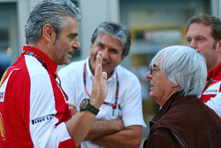 Maurizio Arrivabene, Ferrari com Bernie Ecclestone