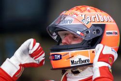 Le vainqueur et Champion du monde 2000, Michael Schumacher, Ferrari