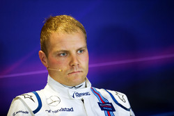 Valtteri Bottas, Williams in the post qualifying FIA Press Conference