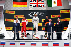 Sebastian Vettel, Ferrari, Lewis Hamilton, Mercedes AMG F1, Sergio Perez, Sahara Force India F1