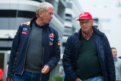 Dr. Helmut Marko, Red Bull, Berater, mit Niki Lauda, Mercedes