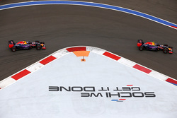 Daniil Kvyat y Daniel Ricciardo, Red Bull Racing