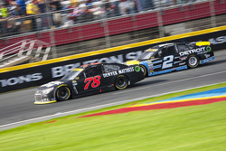 Martin Truex Jr., Furniture Row Racing Chevrolet and Brad Keselowski, Team Penske Ford
