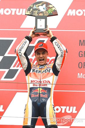 Le vainqueur Dani Pedrosa, Repsol Honda Team