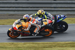 Dani Pedrosa, Repsol Honda Team e Valentino Rossi, Yamaha Factory Racing