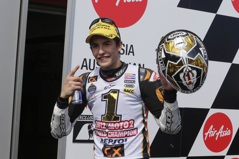 Moto2 World Champion Marc Marquez Team CatalunyaCaixa Repsol Suter