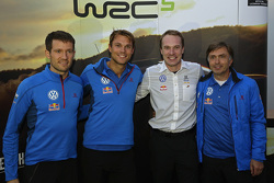 Sébastien Ogier, Andreas Mikkelsen, Jari-Matti Latvala, Jost Caputo, Volkswagen Motorsport