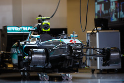 Машина Mercedes AMG F1 W06 Нико Росберга, Mercedes AMG F1 в гараже
