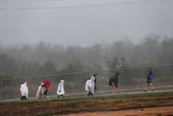 Fans en la lluvia