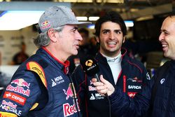 Carlos Sainz, with his son Carlos Sainz Jr., Scuderia Toro Rosso