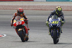Валентино Росси, Yamaha Factory Racing и Марк Маркес, Repsol Honda Team