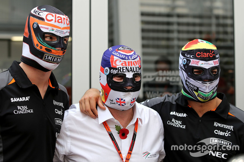 Nico Hulkenberg, Sahara Force India, Nigel Mansell, Sergio éerez, Sahara Force India