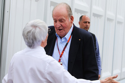 Bernie Ecclestone, with Former Spanish King Juan Carlos
