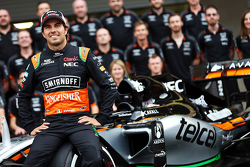 Серхио Перес, Sahara Force India F1 - командное фото