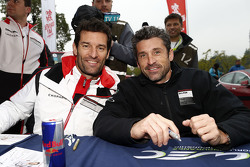 Mark Webber, Porsche Team, mit Patrick Dempsey, Dempsey Proton Racing