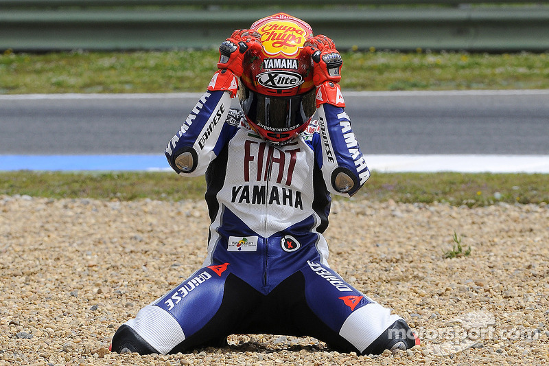 Jorge Lorenzo en el GP de Portugal 2008