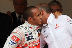 Льюис Хэмилтон, McLaren Mercedes и Рон Деннис, руководитель McLaren