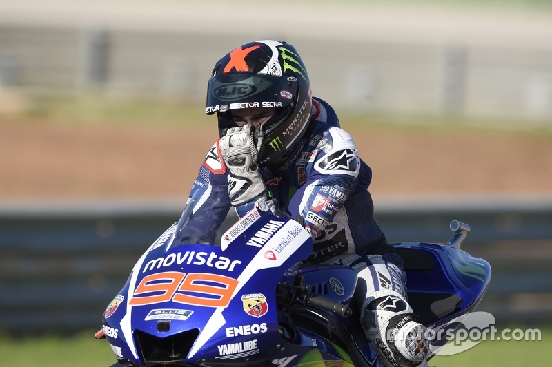 Il vincitore e campione 2015 MotoGP Lorenzo, Yamaha Factory Racing