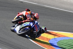 Jorge Lorenzo, Yamaha Factory Racing and Marc Marquez, Repsol Honda Team