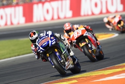 Jorge Lorenzo, Yamaha Factory Racing e Marc Marquez, Repsol Honda Team e Dani Pedrosa, Repsol Honda