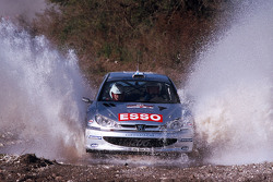 Marcus Grönholm und Timo Rautiainen, Peugeot Sport, Peugeot 206 WRC