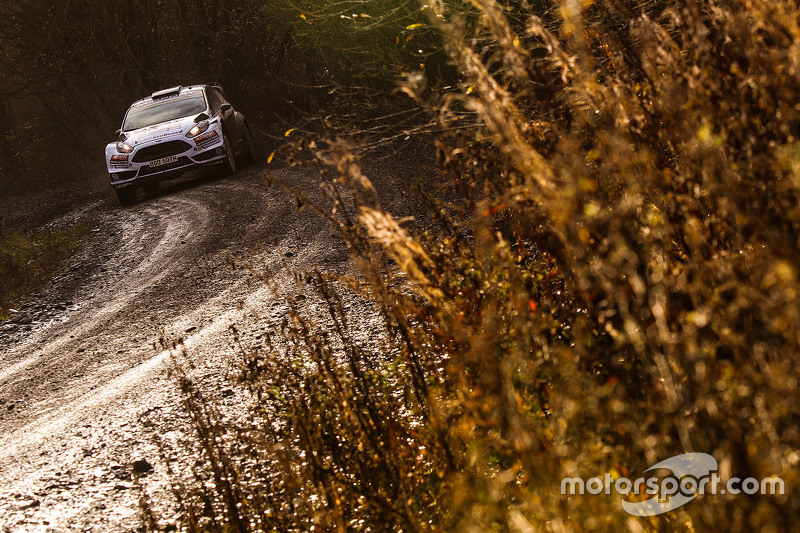 Elfyn Evans en Daniel Barrit, M-Sport Ford Fiesta WRC