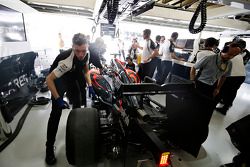 McLaren garage area