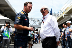 Christian Horner y Bernie Ecclestone
