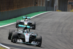Nico Rosberg, Mercedes AMG F1 Team y Lewis Hamilton, Mercedes AMG F1 Team