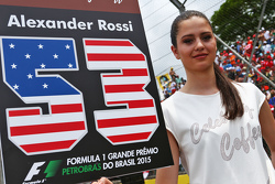 Chica de la parrilla para Alexander Rossi, Manor Marussia F1 Team