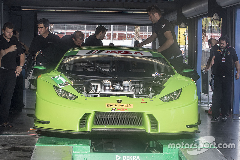 #16 Change Racing Lamborghini Huracan: Bill Sweedler, Townsend Bell, Bryan Sellers, Madison Snow, Br