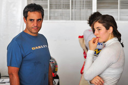 Juan Pablo Montoya y Tatiana Calderon