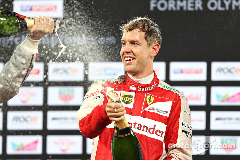 Winner Sebastian Vettel