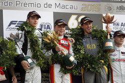Podium: 1. Felix Rosenqvist, Prema Powerteam; 2. Charles Leclerc, Van Amersfoort Racing; 3. Alexande