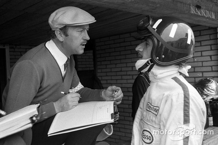 Colin Chapman y Graham Hill