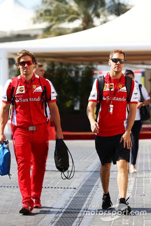 Sebastian Vettel, Ferrari con Antti Kontsas, Entrenador Personal