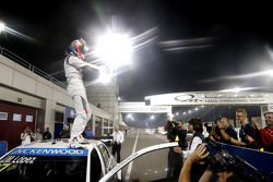 Podio: il vincitore della gara Jose Maria Lopez, Citroën C-Elysée WTCC, Citroën World Touring Car te